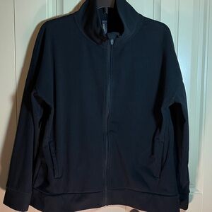 Mondetta Black Fleece Zip front Jacket CA14442